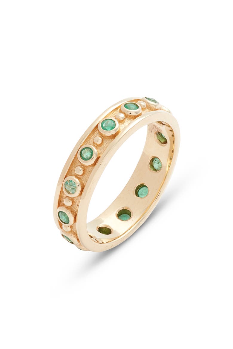 Dew Drop Méditerranée Ring, Main, color, GREEN