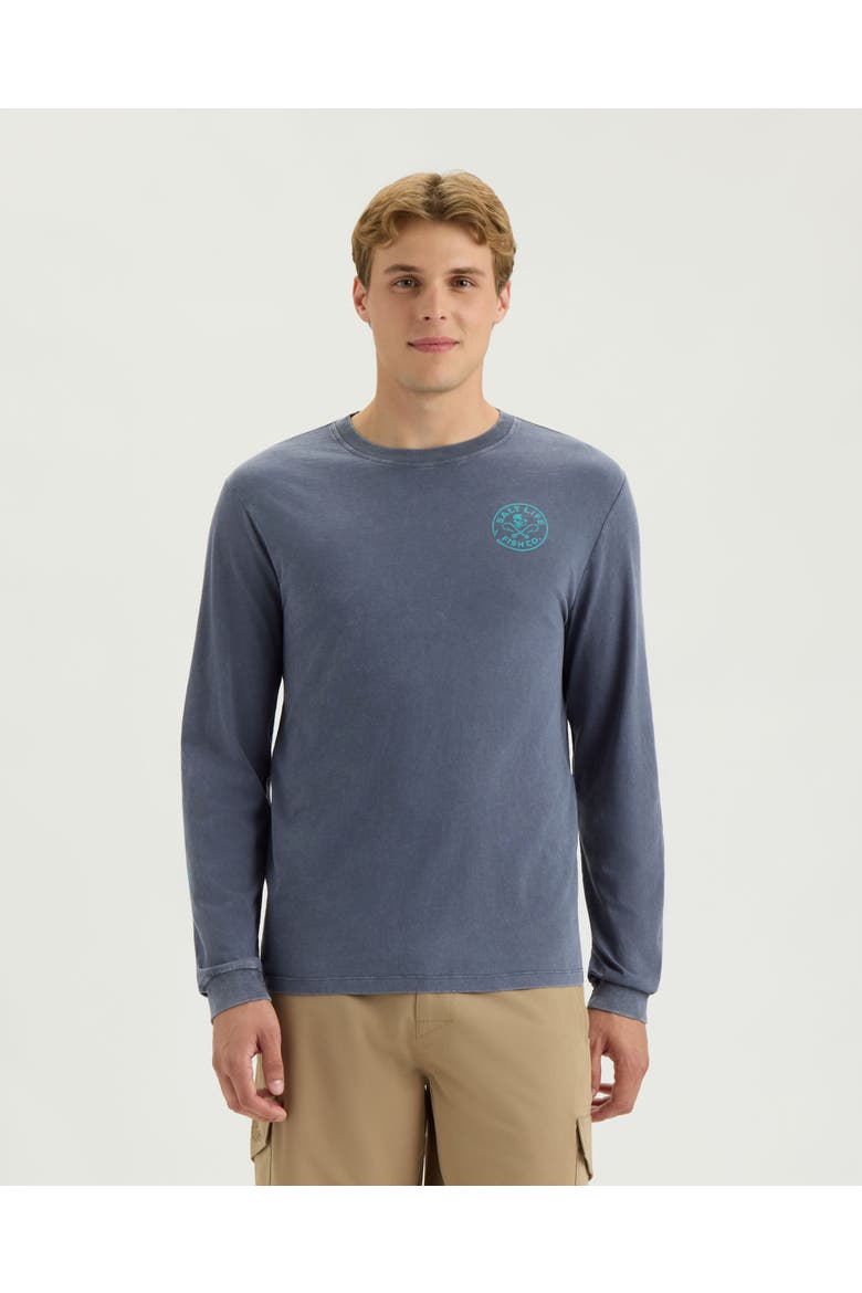 Offshore Strike Long Sleeve Tee, Main, color, FUTURE GREY