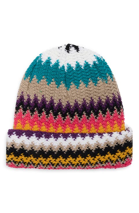 Zigzag Wool Beanie