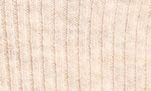 Karen Kane Wide Ribbed Crewneck Sweater In Almond In Brown