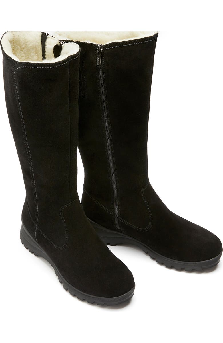 La Canadienne Agnes Wool Lined Wedge Boot, Alternate, color,