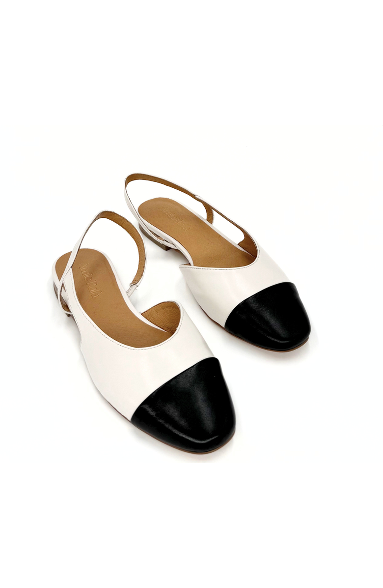 Amie Rafa Lyon Slingback Flat, Alternate, color, Bone