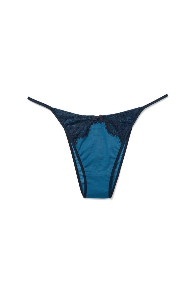 Evelyn Brazilian Panties, Alternate, color, Dark blue
