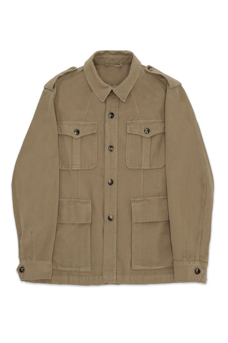 Sahariana Moleskin Jacket, Main, color, Light Brown