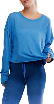 Free People FP Movement My Time Layer Open Back Crop Top