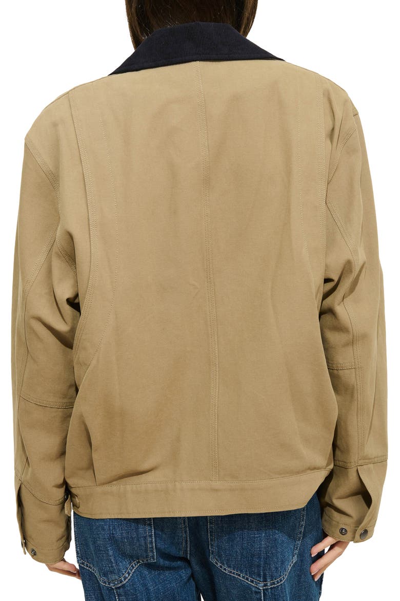 Essex Cotton Canvas Jacket, Alternate, color, KHAKI
