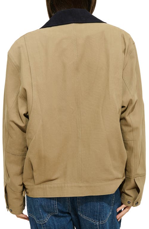 Alex Mill Essex Cotton Canvas Jacket In Brown