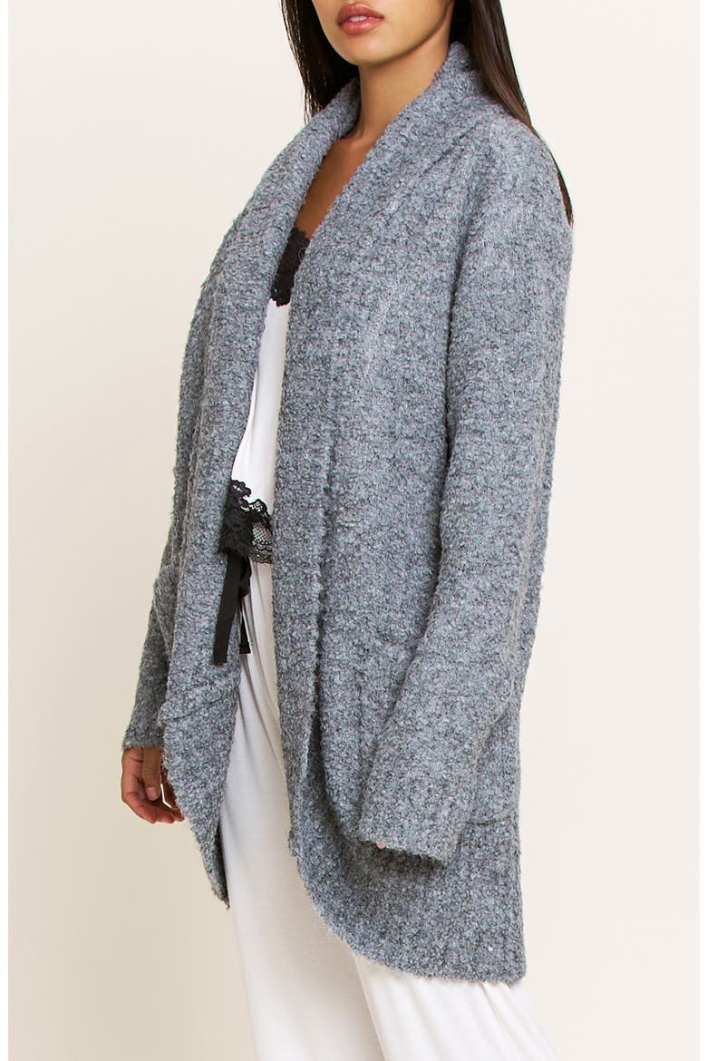 Ready to Relax Cardigan, Alternate, color, HEATHER GREY