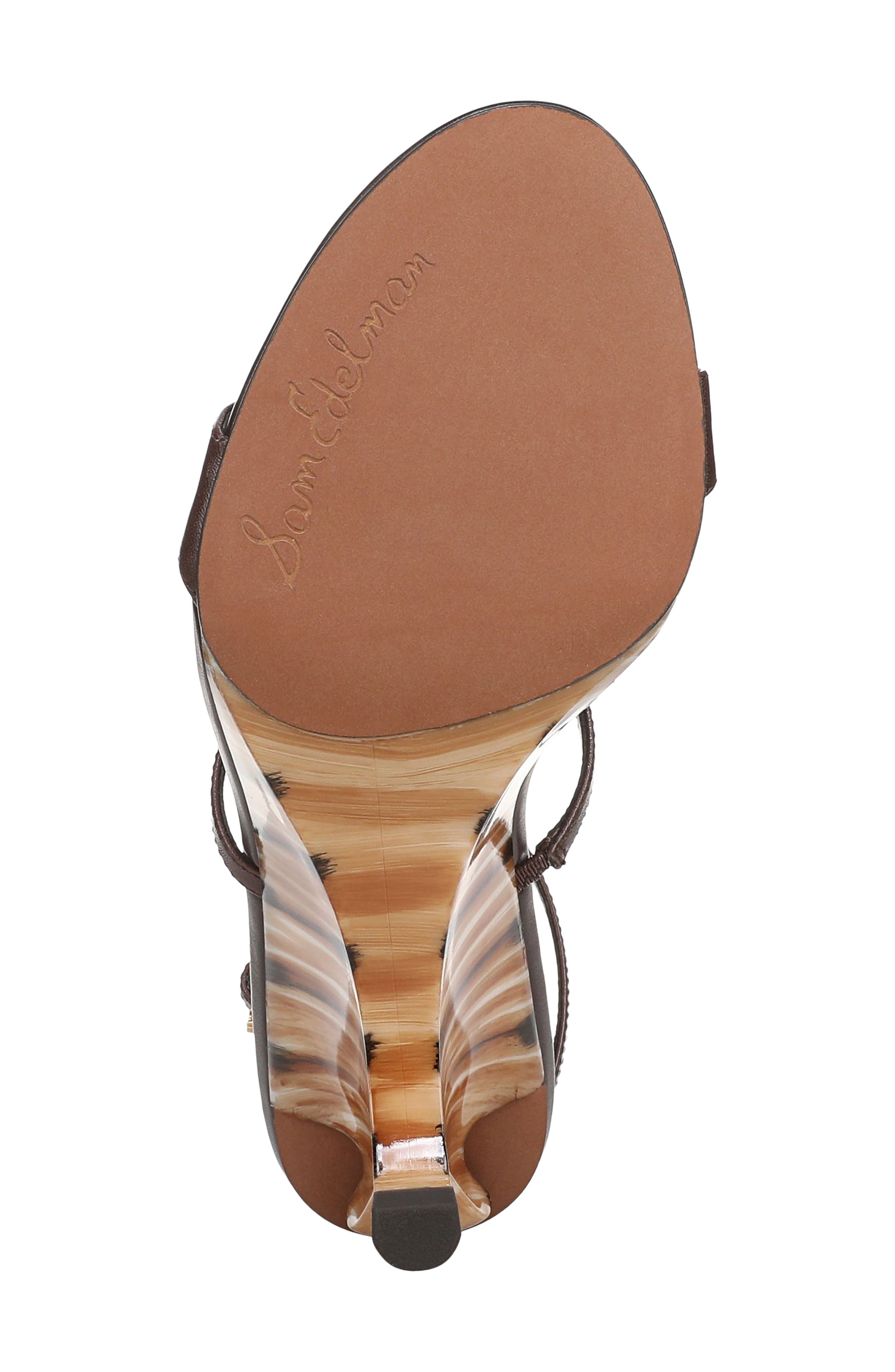 Sam Edelman Massey Ankle Strap Wedge Sandal, Alternate, color, 