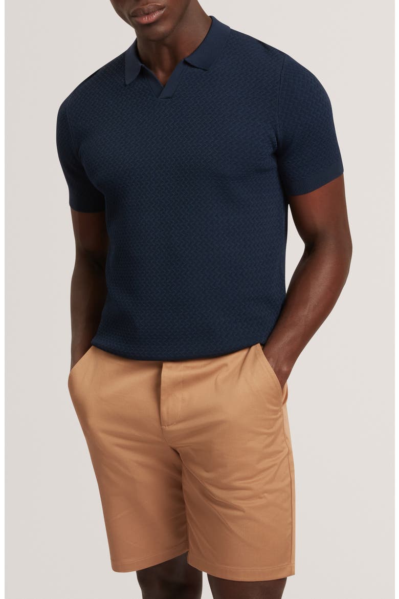 Luthen Zigzag Polo, Main, color, NAVY