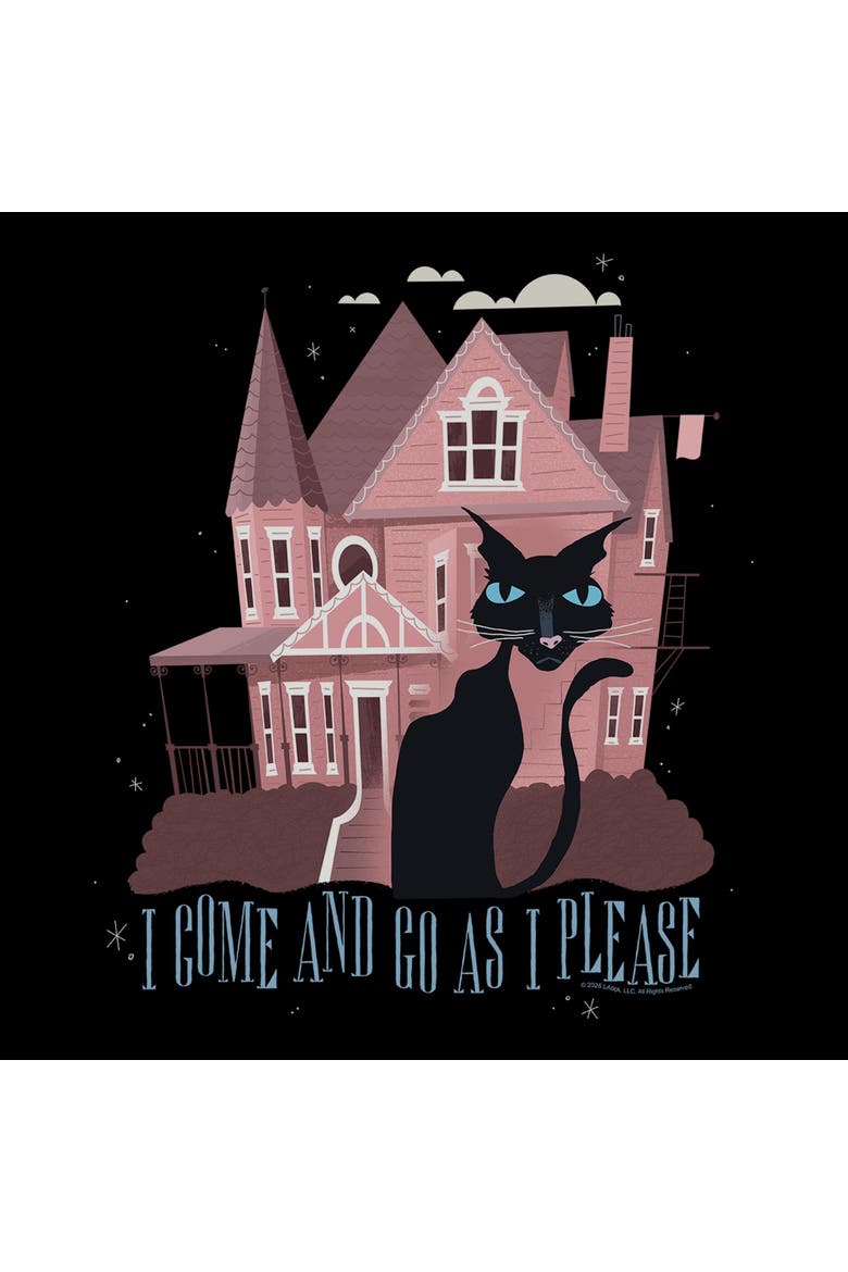 Men's The Cat Come and Go Short Sleeve T-Shirt, Alternate, color, Black