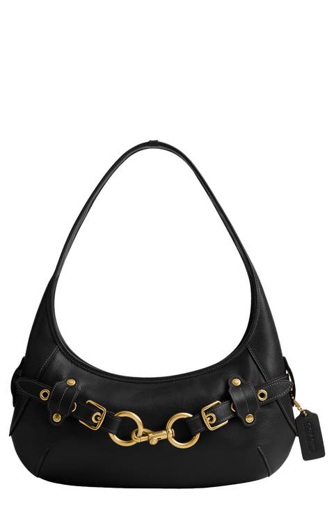 Belted Ergo Leather Shoulder Bag