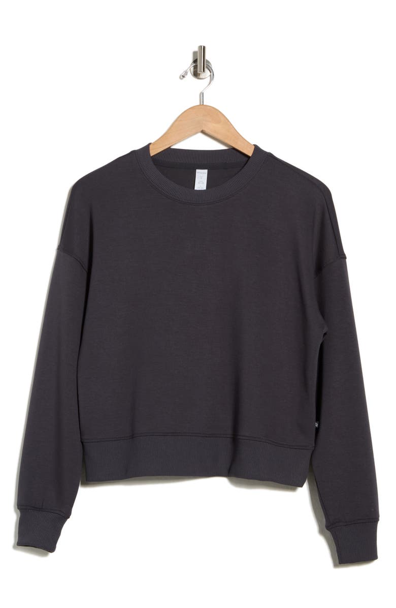 MARIKA Abby Crewneck Crop Sweatshirt, Alternate, color, Phantom