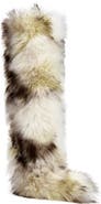 AZALEA WANG Upstarter Faux Fur Knee High Boot