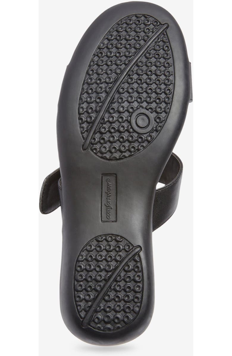Comfortview The Dawn Slip On Sandal, Alternate, color, Black