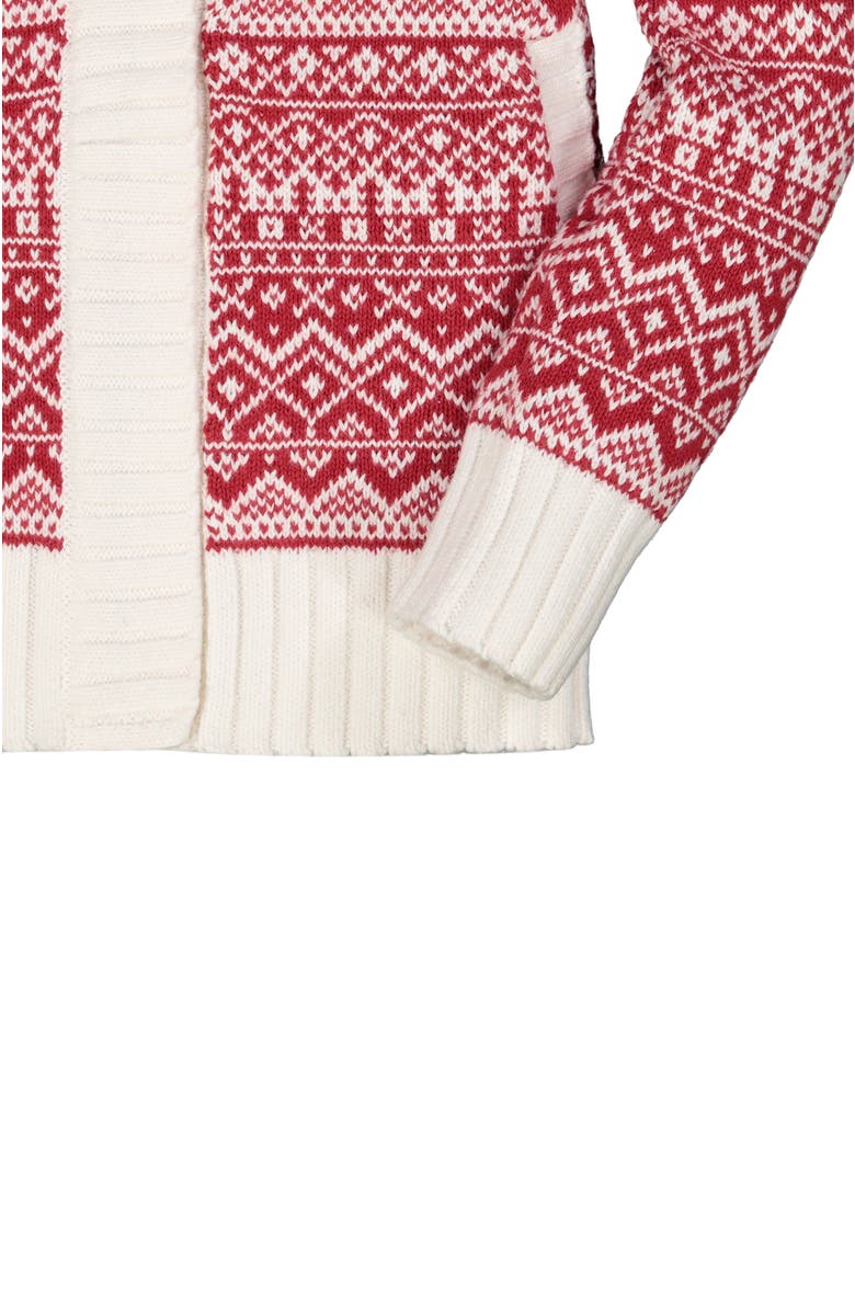 Hope & Henry Baby Girls' Organic Toggle Sweater Cardigan with Zip, Infant, Alternate, color, 