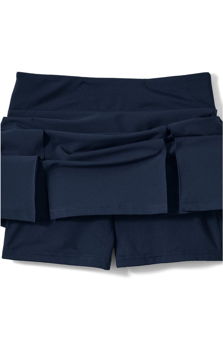 School Uniform Girls Performance Pleated Skort Above the Knee