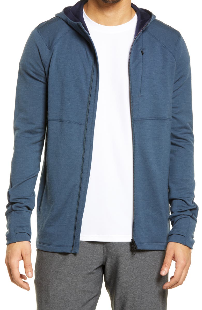 Icebreaker Quantum II Zip Hoodie, Main, color, 