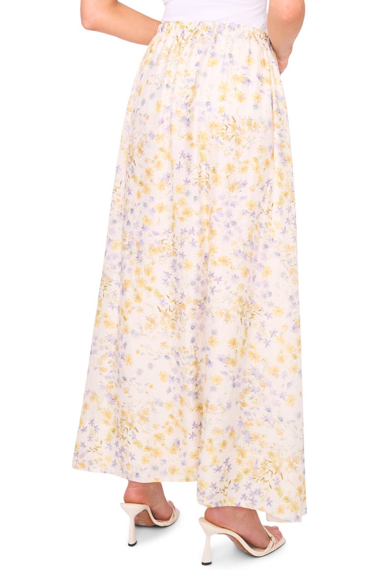 Drawstring Waist Maxi Skirt, Alternate, color, EGRET