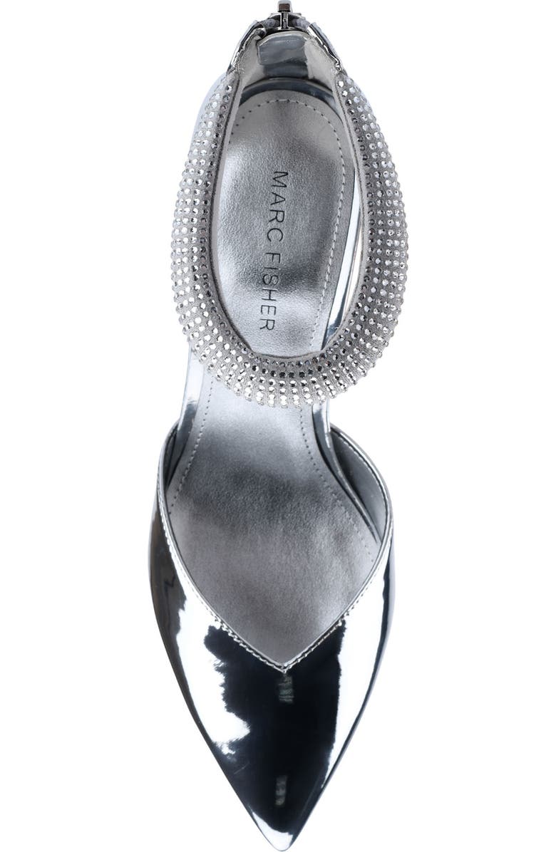 Marc Fisher Reneta Rhinestone Embellished Ankle Strap Pump, Alternate, color,