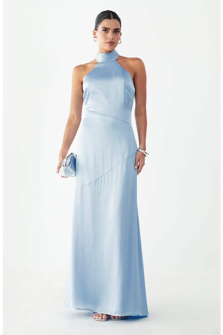 Shaw Maxi Dress, Alternate, color, Sky Blue