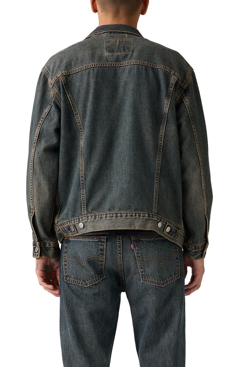 Levi's Relaxed Fit Trucker Jacket, Alternate, color, Cocoa Butter Trucker