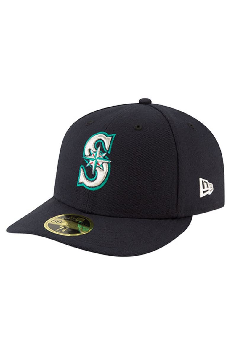 New Era Men's New Era  Navy Seattle Mariners Number Retirement Low Profile 59FIFTY Fitted Hat, Alternate, color, 