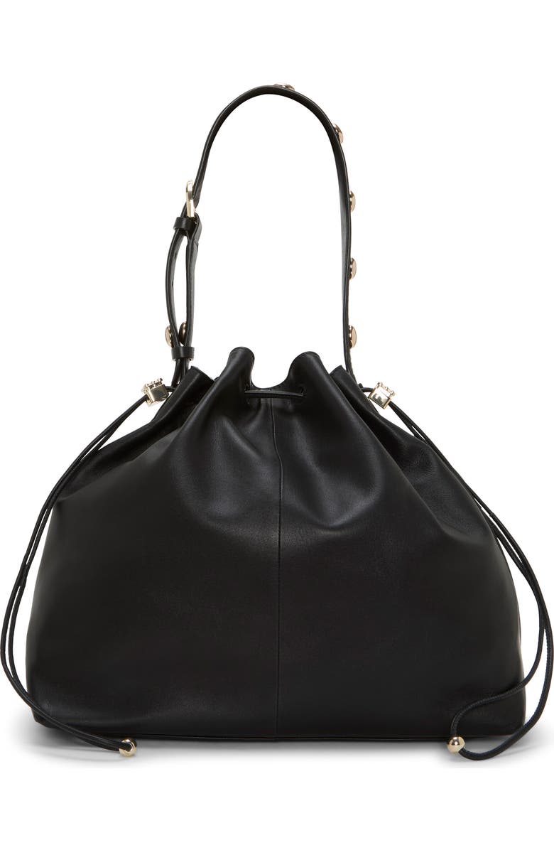 Vince Camuto Pippa Leather Bucket Bag, Main, color, Oxford