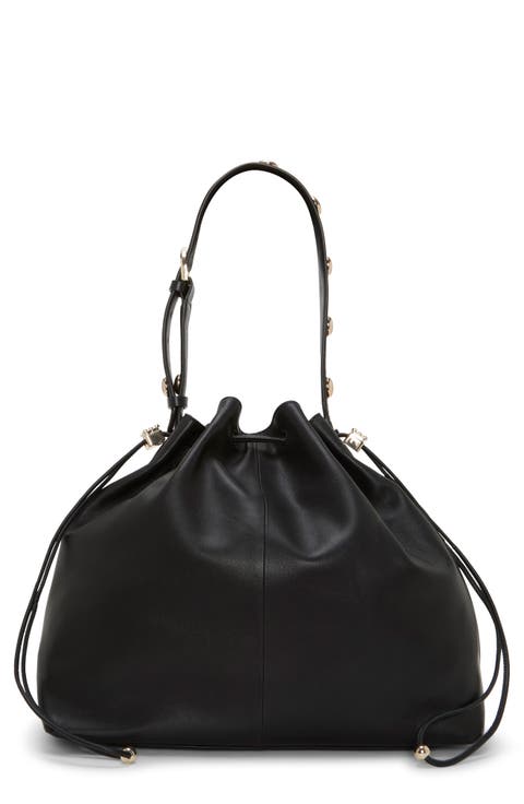 Pippa Leather Bucket Bag
