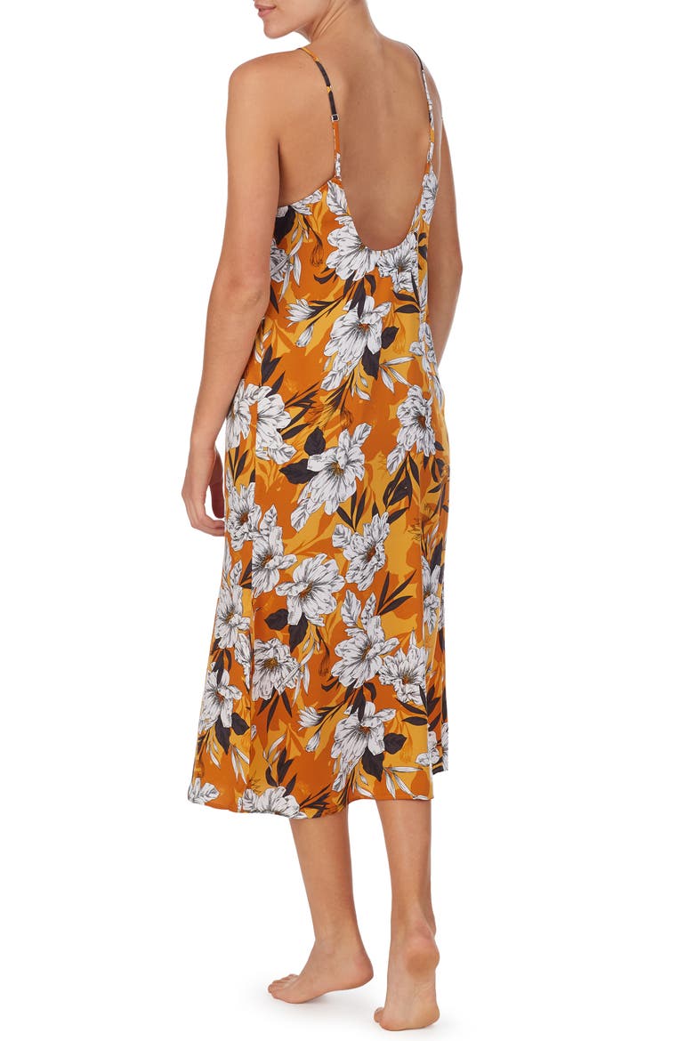 Nightgown (Nordstrom Exclusive), Alternate, color, YELLOW LARGE FLORAL