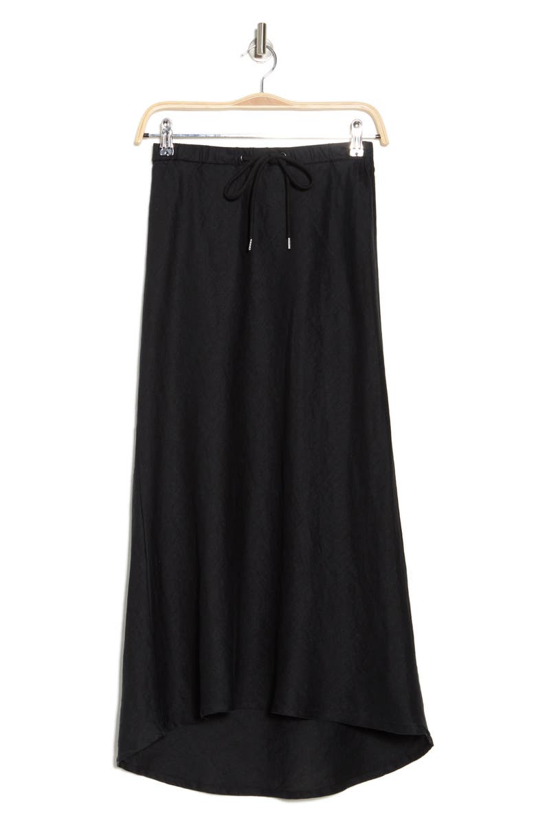 James Perse Bias Cut Linen Skirt, Alternate, color,