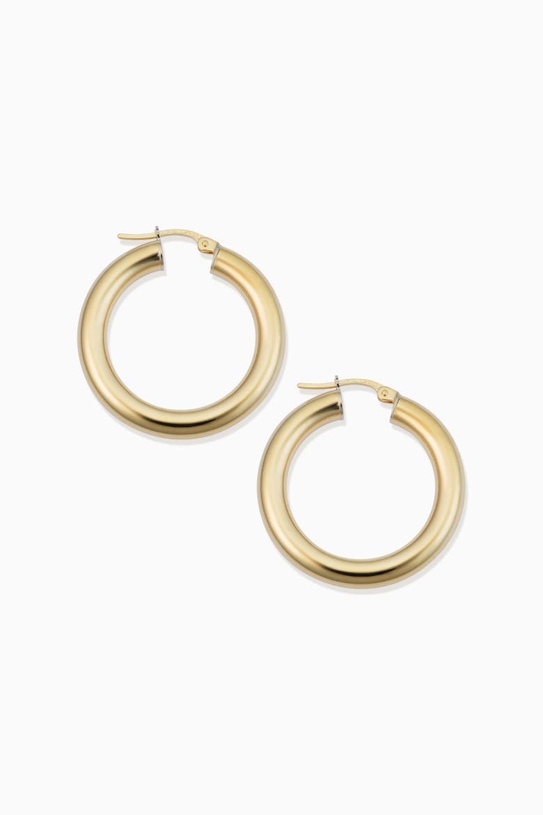 18K Gold Everything Bold Large Hoops, Alternate, color, Yellow Gold