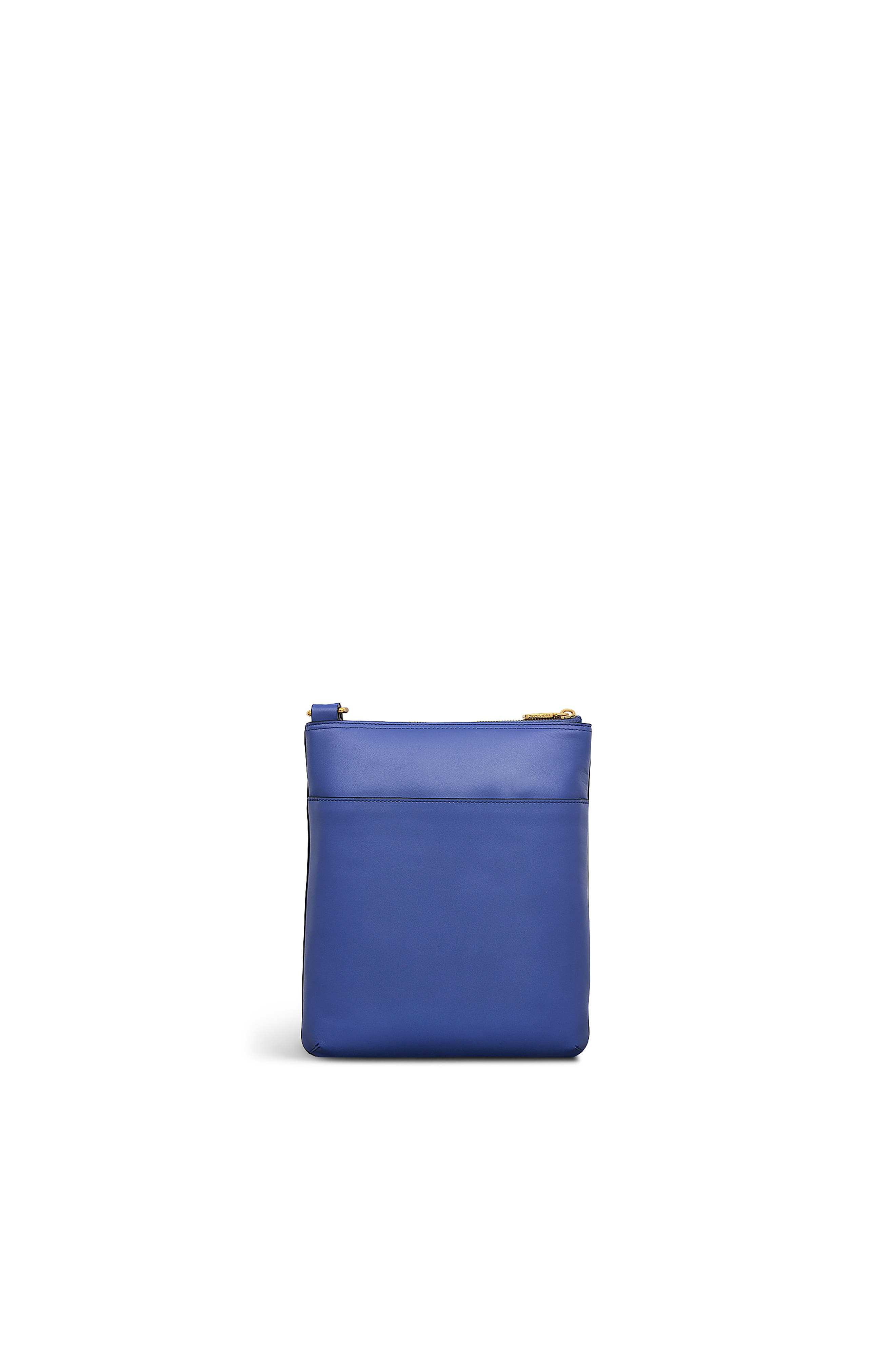 Pockets Medium Ziptop Crossbody Bag, Alternate, color, Yves Blue