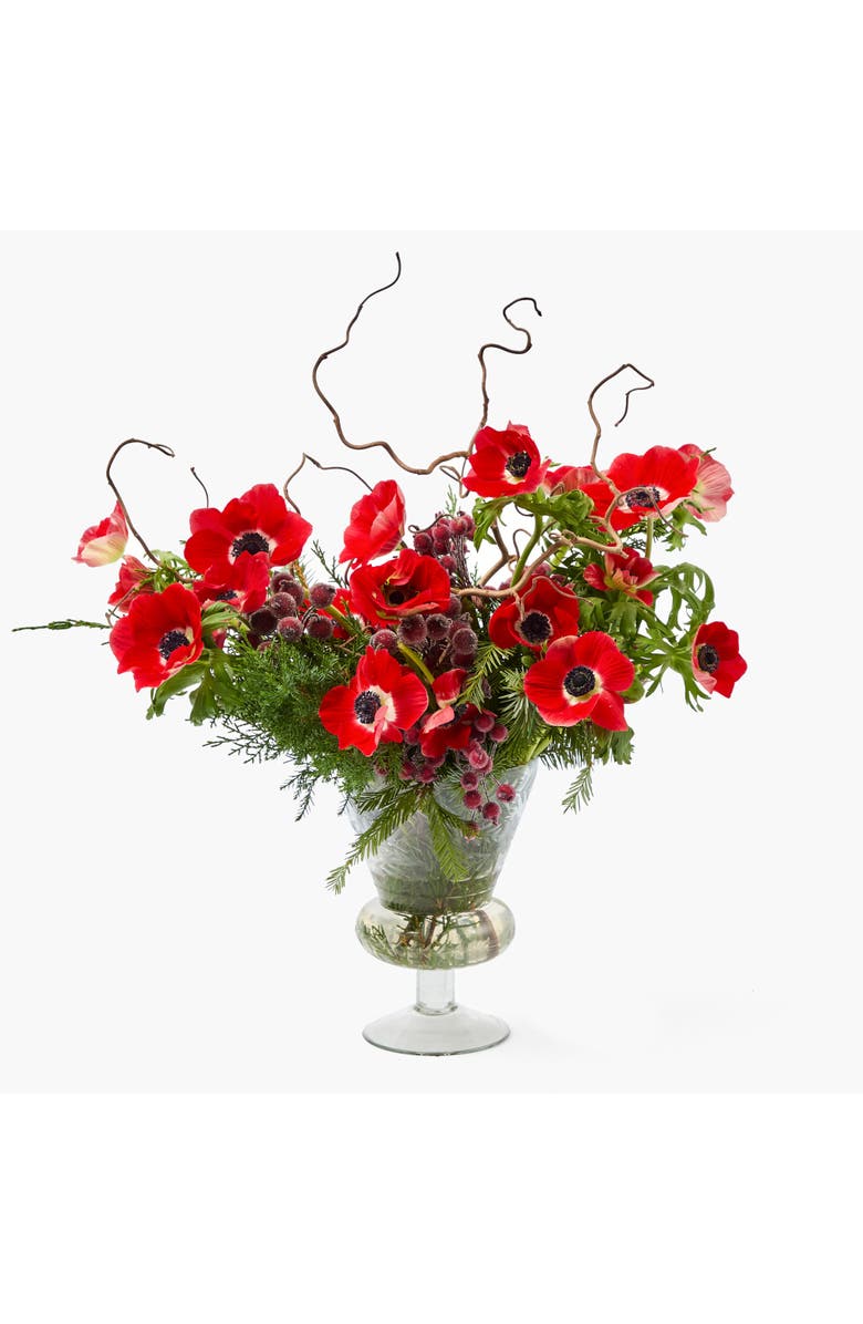 Mrs. Alice Veronica Engraved Glass Vase, Alternate, color, Clear