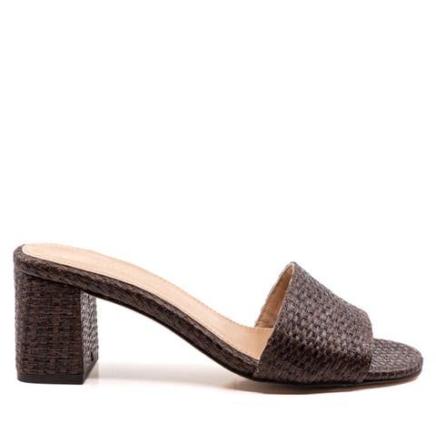 Claudia Raffia Mule