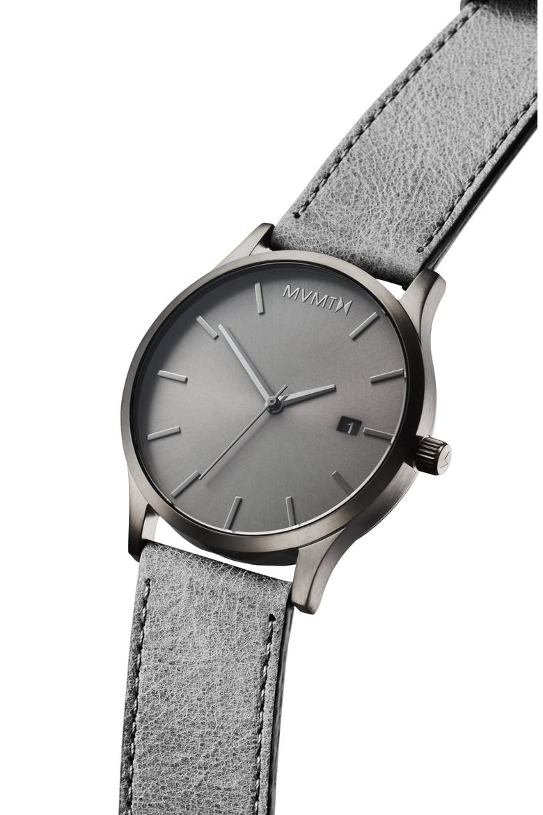 MVMT Classic Watch, 45mm, Alternate, color, GREY