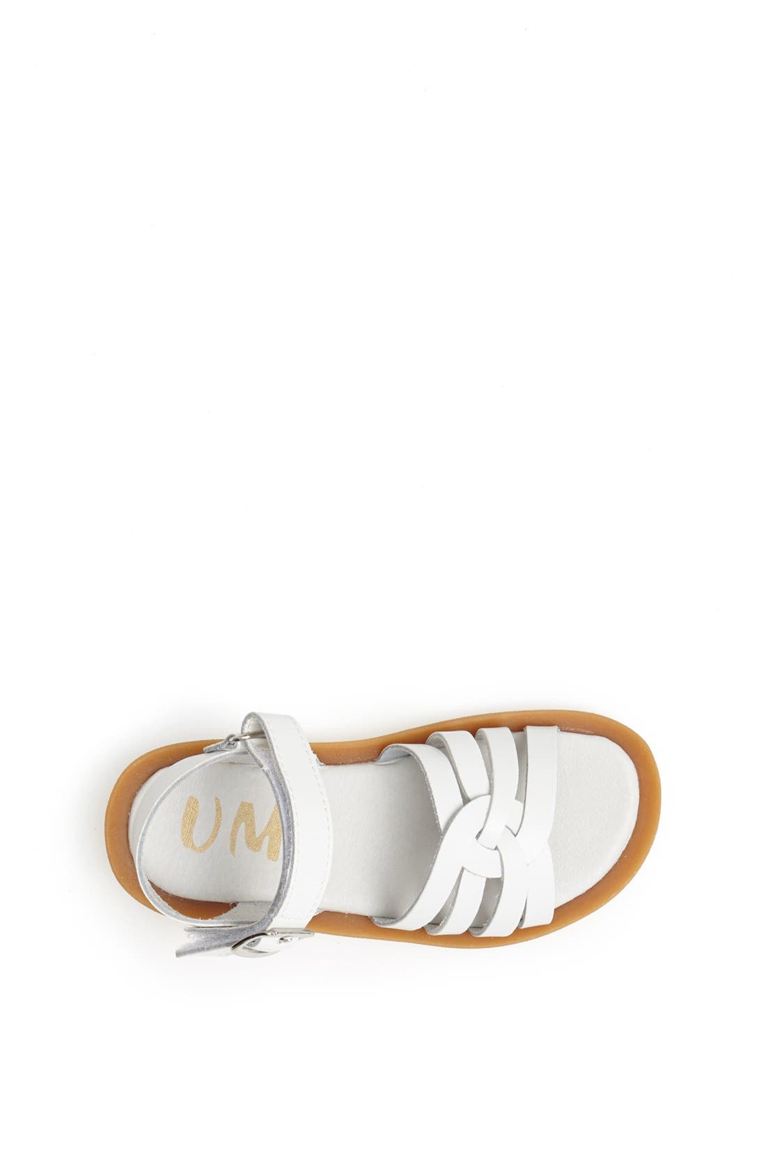 'Cora' Ankle Strap Sandal, Alternate, color, WHITE