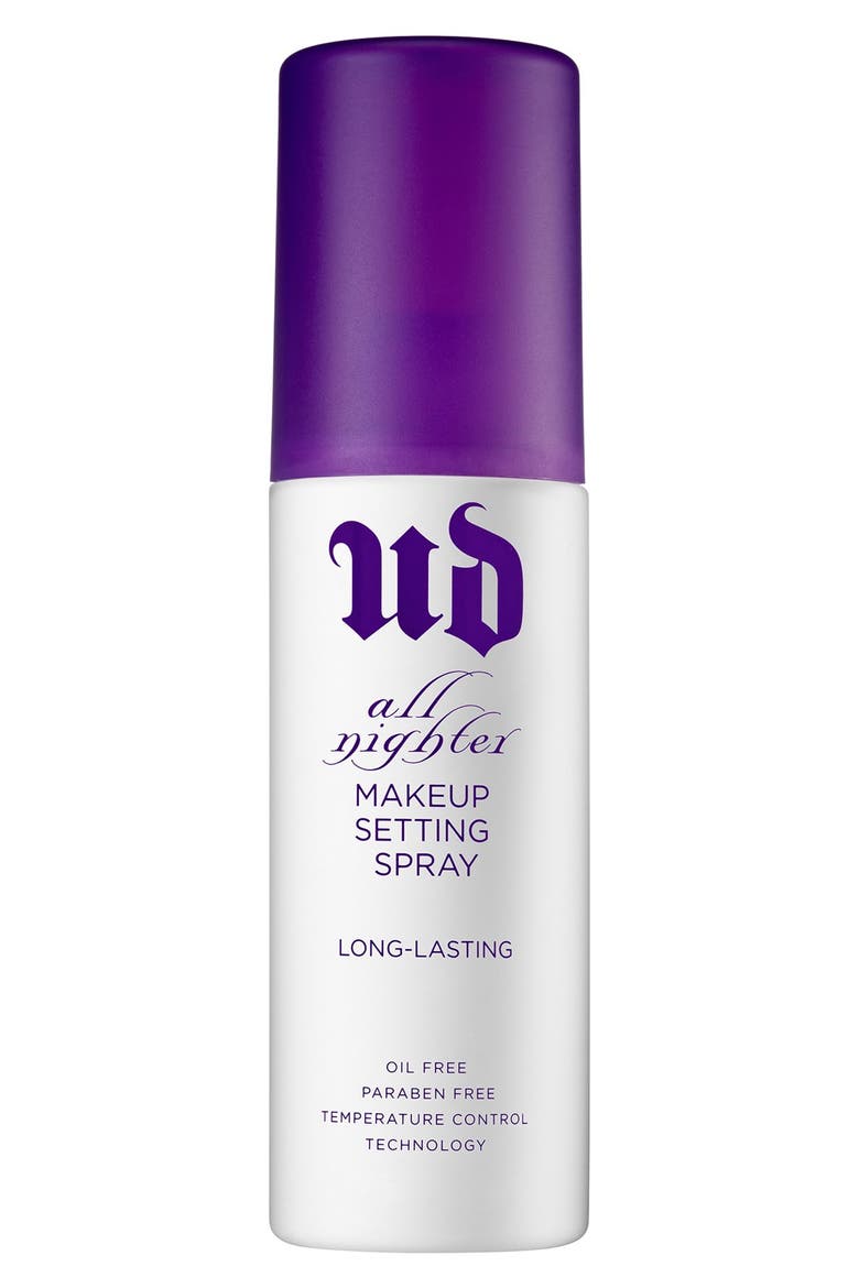 'All Nighter' Long-Lasting Makeup Setting Spray, Main, color, NO COLOR