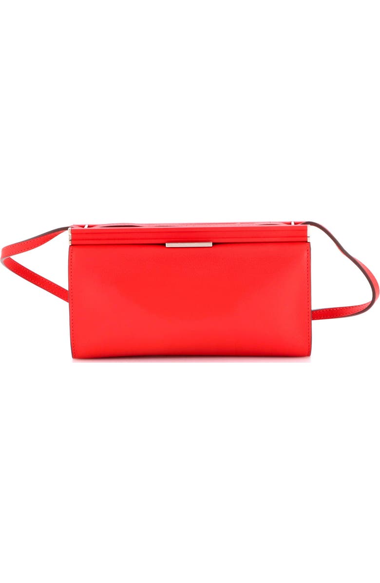 Pre-Owned Hermes Clic-H Shoulder Bag Evercolor 21, Main, color, Rouge De Coeur
