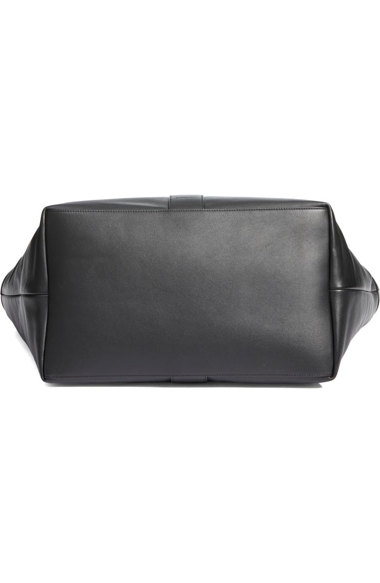 Saint Laurent Y Leather Tote, Alternate, color, Noir