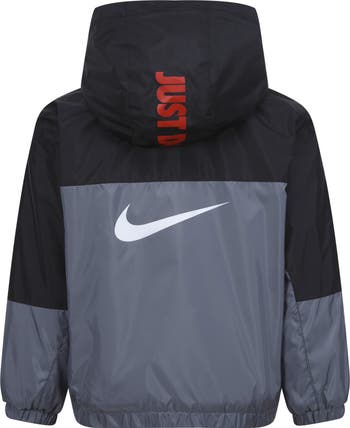 Kids' Just Do It Fleece Lined Windrunner Jacket