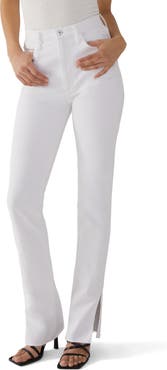 Favorite Daughter Valentina Super High Waist Split Hem Jeans