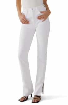 Favorite Daughter Valentina Super High Waist Split Hem Jeans