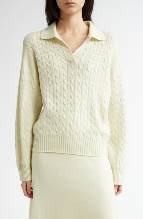 Johnstons of Elgin 100%カシミヤ Vネックセーター Johnstons of Elgin V-Neck Cashmere Sweater Large Brown