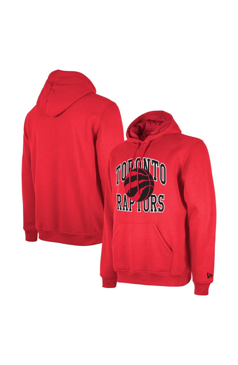 New Era Unisex New Era  Red Toronto Raptors 2023/24 Season Tip-Off Edition Pullover Hoodie, Alternate, color, Red