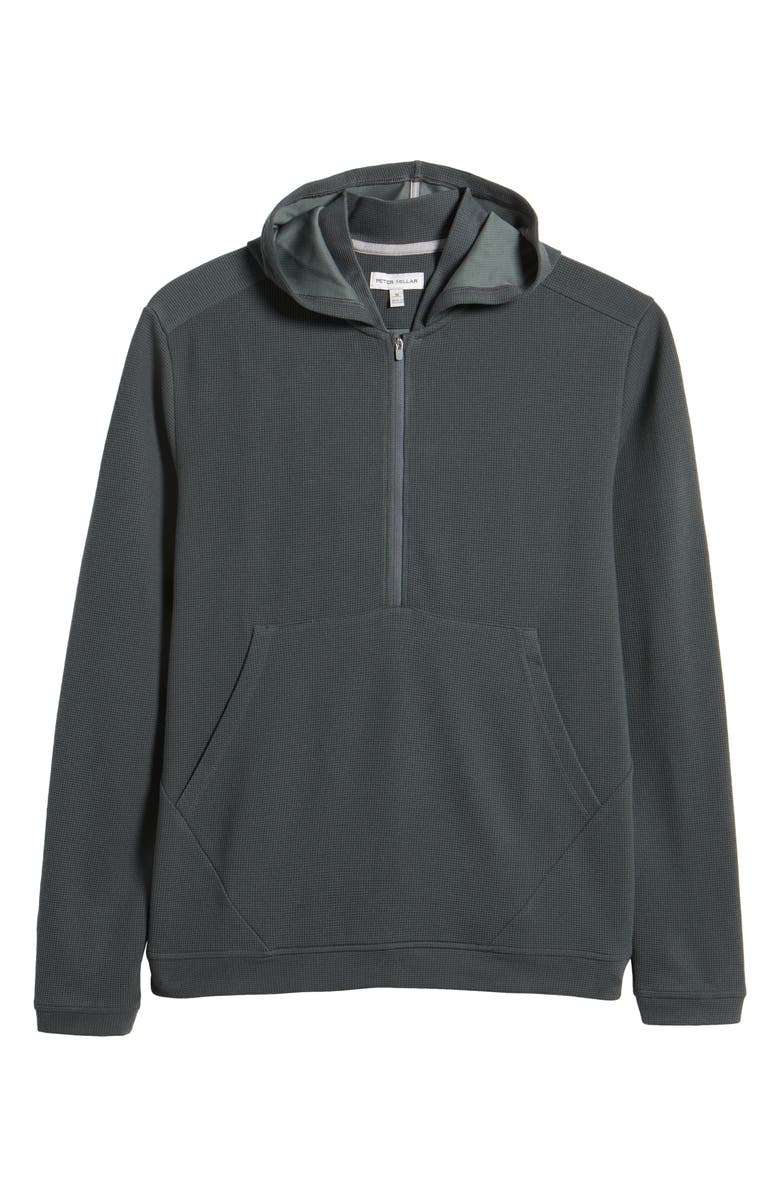 Peter Millar Grid Performance Half Zip Hoodie, Alternate, color,