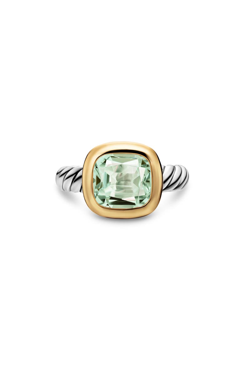 Mercer® Color Stone Ring, 10mm, Main, color, PRASIOLITE