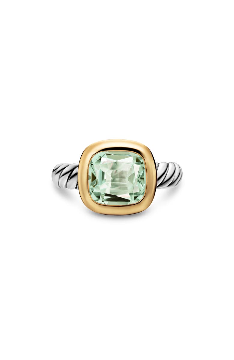 David Yurman Mercer<sup>®</sup> Color Stone Ring, 10mm, Main, color, Prasiolite