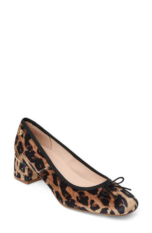 Jack Rogers Maddy Square Toe Pump In Animal Print