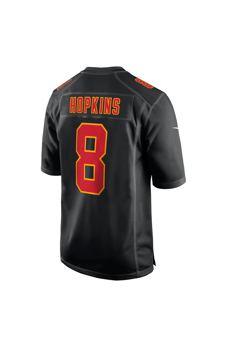 Nike Men's Nike DeAndre Hopkins Carbon Black Kansas City Chiefs Super Bowl LIX Fashion Game Jersey, Alternate, color, 